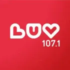 Логотип радио станции Luv 107.1